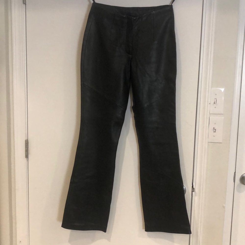 Black Leather Pants